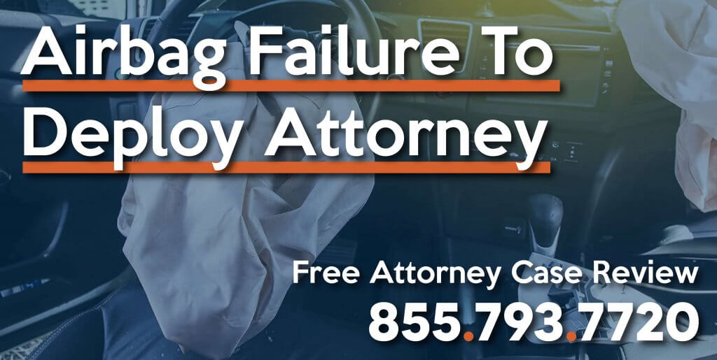 airbag failure to deploy attorney incident lawyer accident compensation sue injury