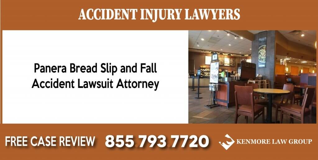 Panera Bread Slip and Fall Accident Lawsuit Attorney lawsuit sue compensation incident