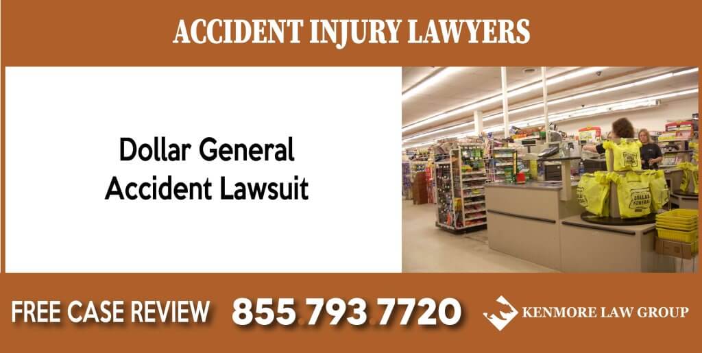 Dollar General Accident Injury Lawyer attorney compensation incident attorney sue lawsuit incident
