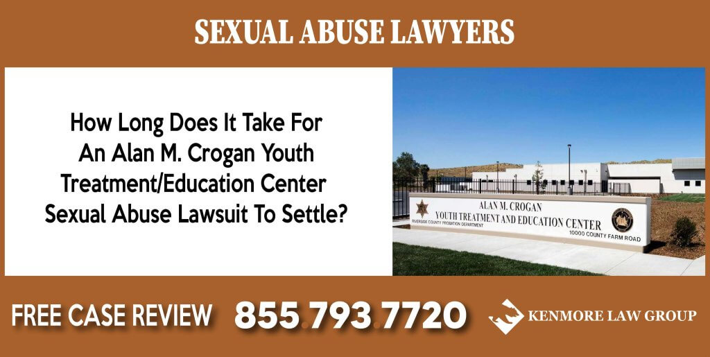 How Long Does It Take For An Alan M. Crogan Youth Treatment Education Center Sexual Abuse Lawsuit To Settle attorney sue lawsuit