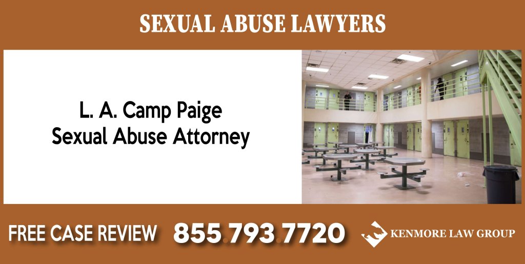 L. A. Camp Paige Sexual Abuse Attorney sue lawsuit lawyer compensation incident liability