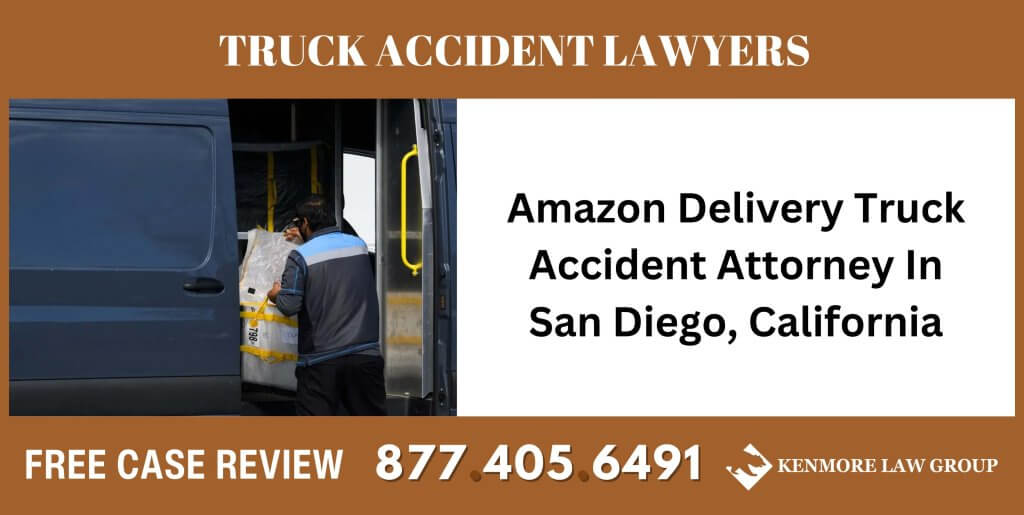 Amazon Delivery Truck Accident Attorney In San Diego, California lawyer incident liability attorney compensation