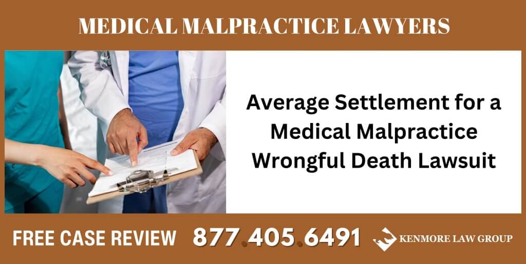 Average Settlement for a Medical Malpractice Wrongful Death Lawsuit