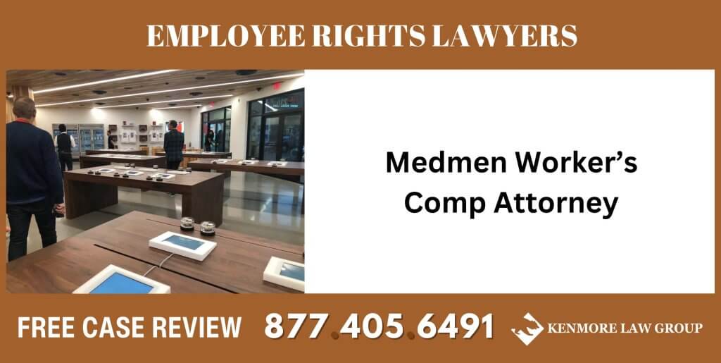 Medmen Worker’s Comp Attorney sue liable incident compensation lawyer