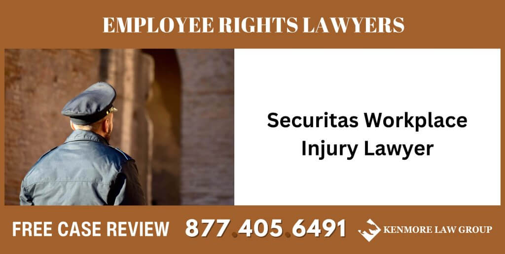 Securitas Workplace Injury Lawyer sue liable incident compensation attorney
