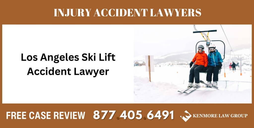 Los Angeles Ski Lift Accident Lawyer sue liable incident attorney