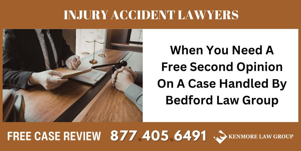 When You Need A Free Second Opinion On A Case Handled By Bedford Law Group sue lawyer attorney
